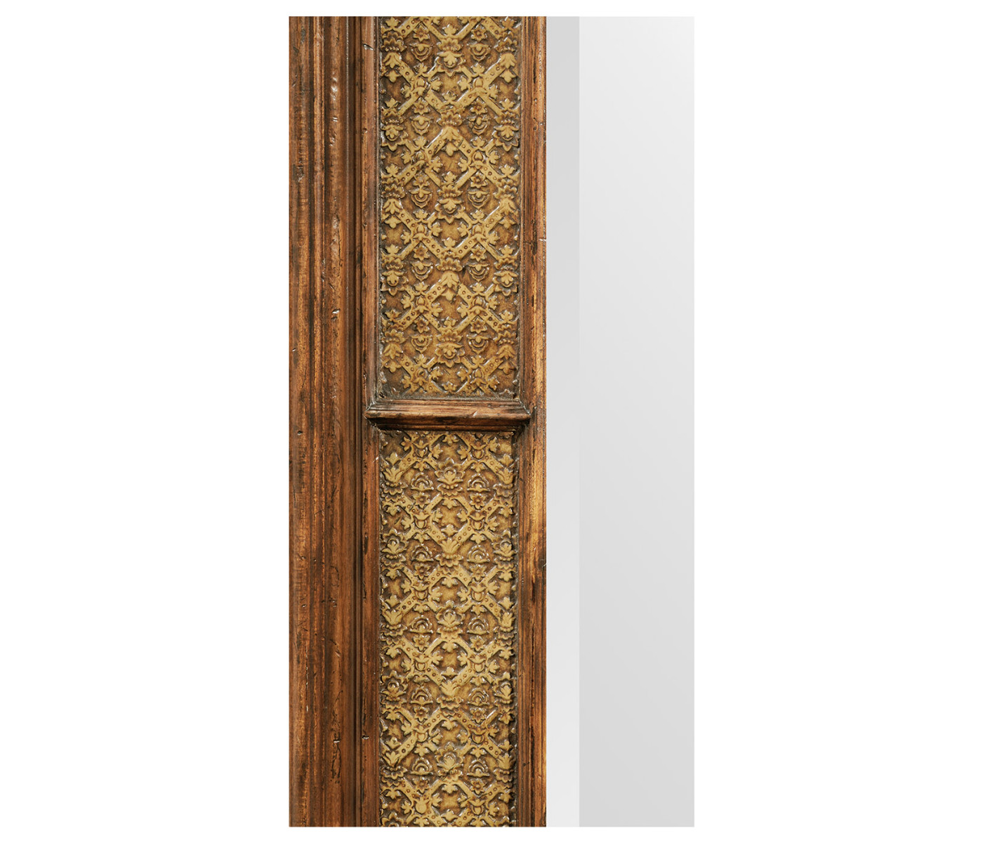 Rectangular leather mirror (Plain)