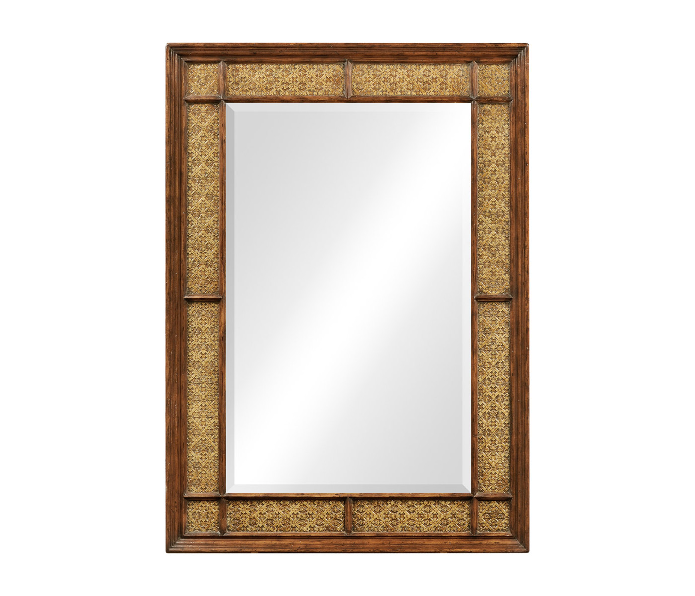 Rectangular leather mirror (Plain)