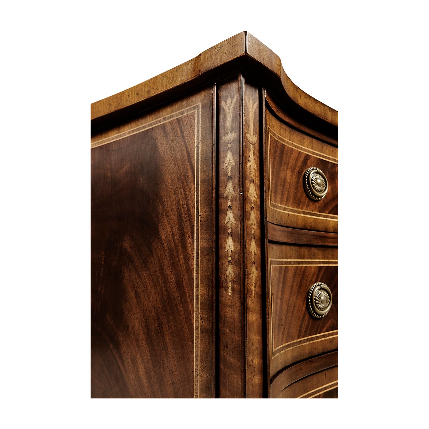 Mahogany Chest of Drawers with Raised Base