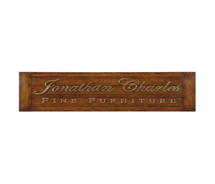 JC hanging sign