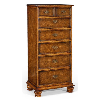 Tall Oak Chest of Drawers