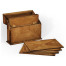 Rectangular Satinwood & Cutlery Inlay Placemat Box