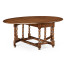 Oval walnut gateleg table (Small)