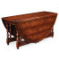 Oval walnut gateleg table (Medium)