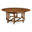 Oval walnut gateleg table (Medium)