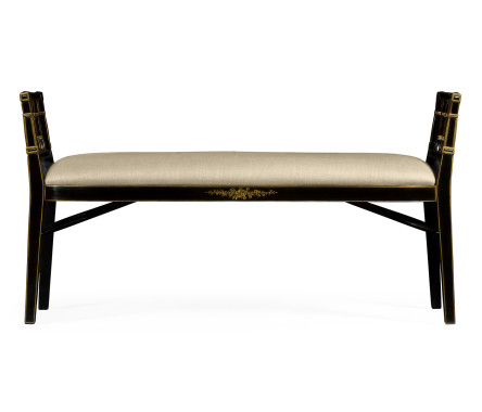 Back & Gilt window seat