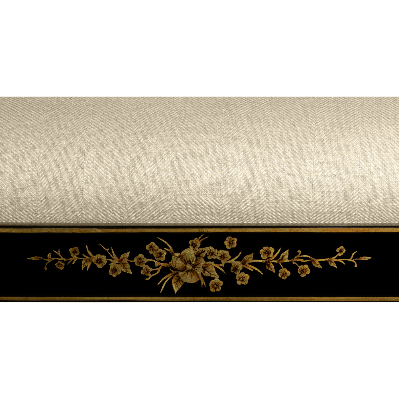 Back & Gilt window seat