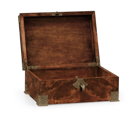 Lockable Mahogany Deeds Style Box