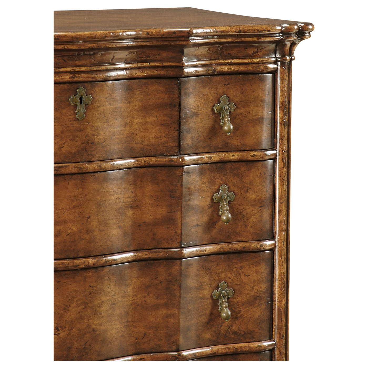 Dutch style large chest seven drawers