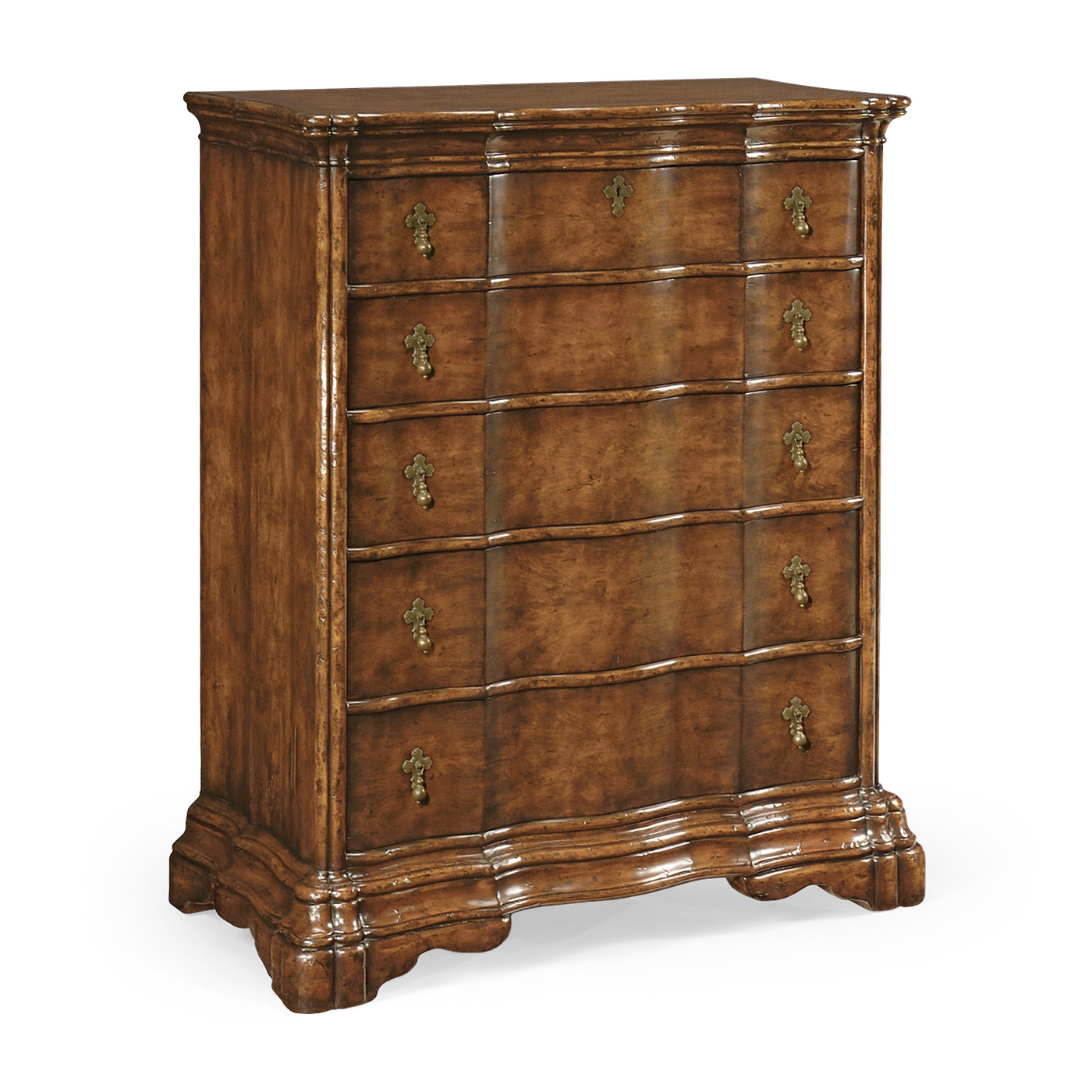 Dutch style large chest seven drawers