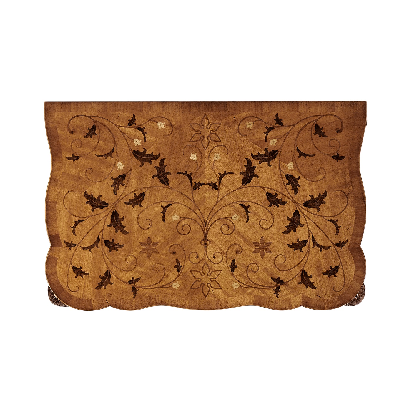 Small marquetry side table