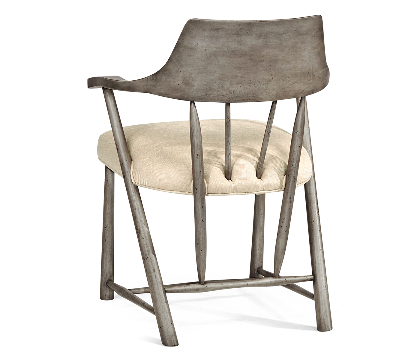 Casual Dark Grey Captains Chair
