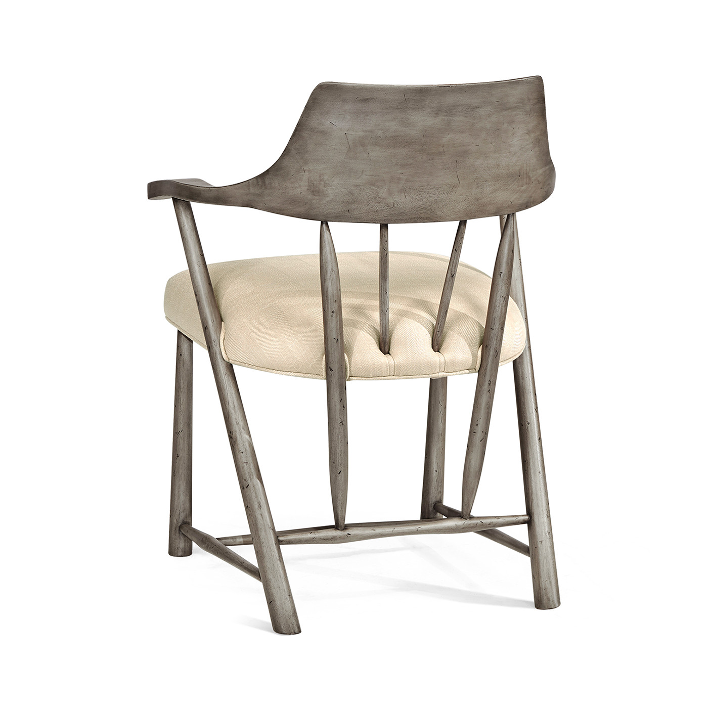 Casual Dark Grey Captains Chair