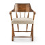 Casual Walnut Captains Chair