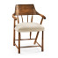 Casual Walnut Captains Chair