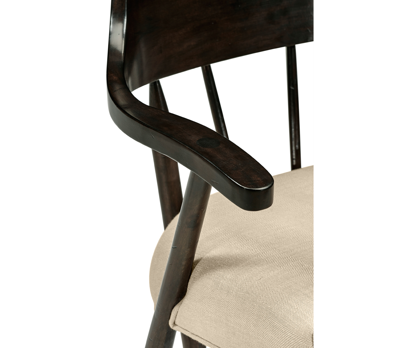 Casual Dark Ale Captains Chair