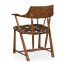 Traditional Walnut Captains Chair