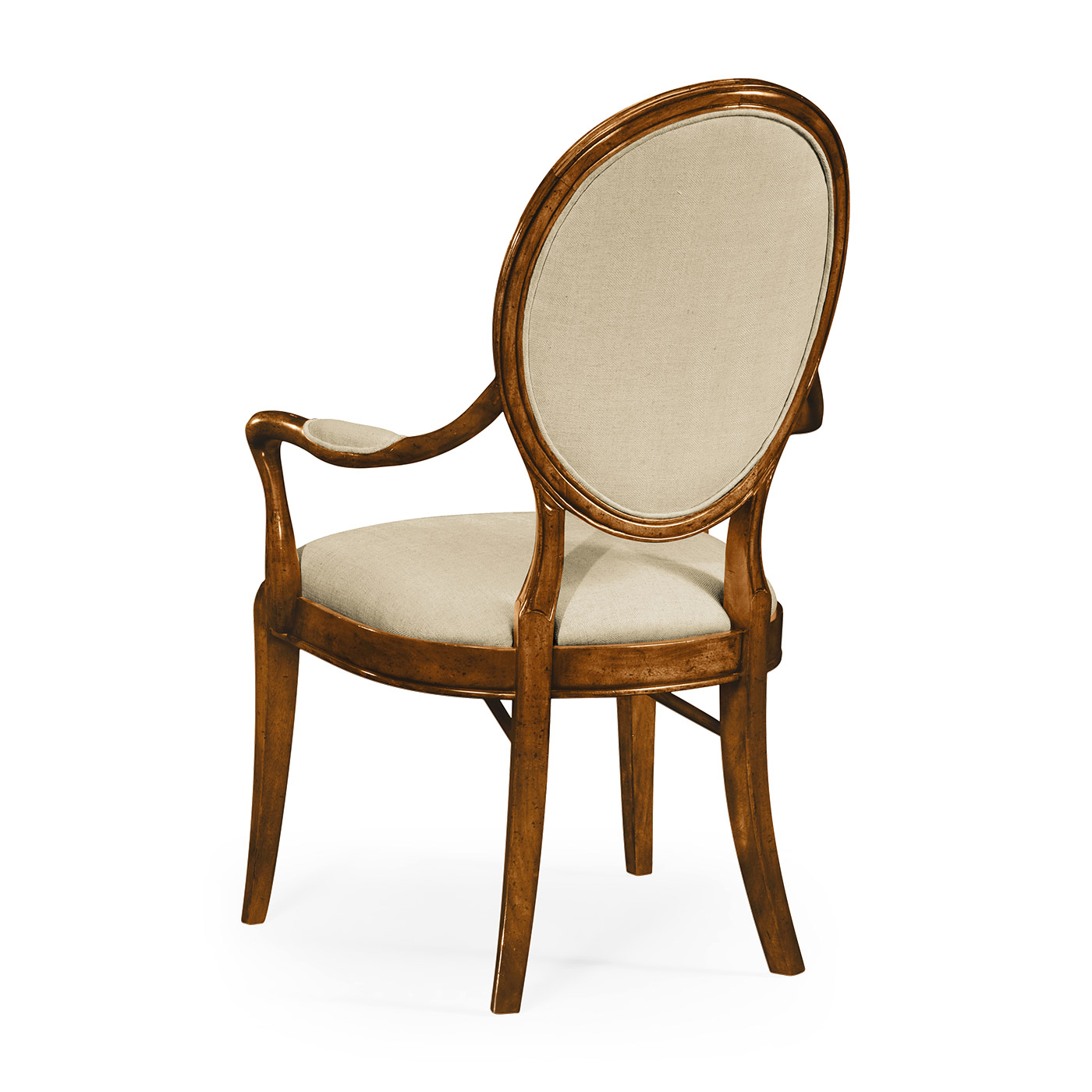 Windsor Spoon Back Upholstered Dining Arm Chair