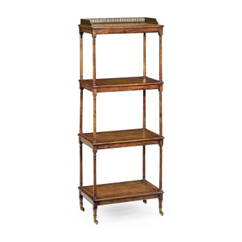 Four-tier sheraton style étagère