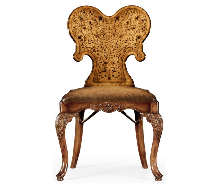 Seaweed Marquetry Side Chair