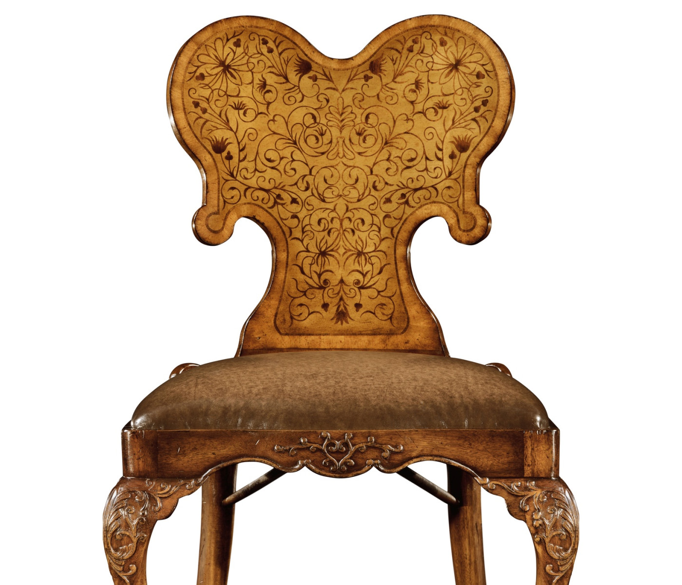 Seaweed Marquetry Side Chair