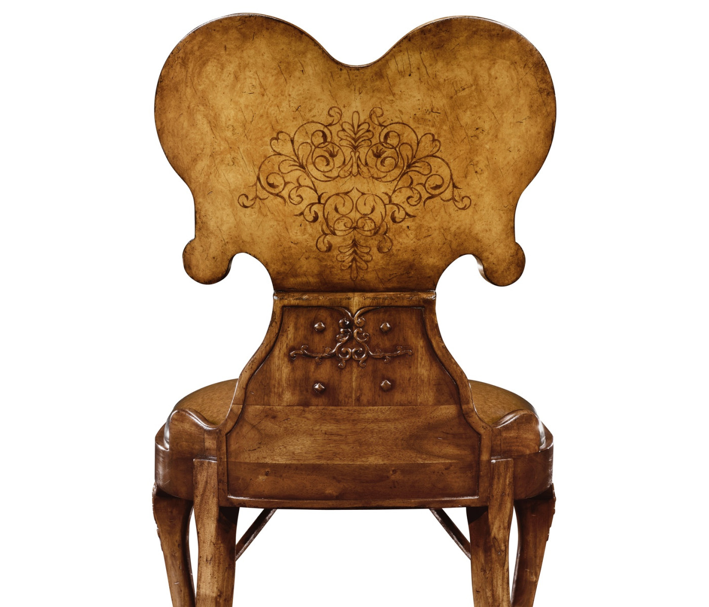 Seaweed Marquetry Side Chair