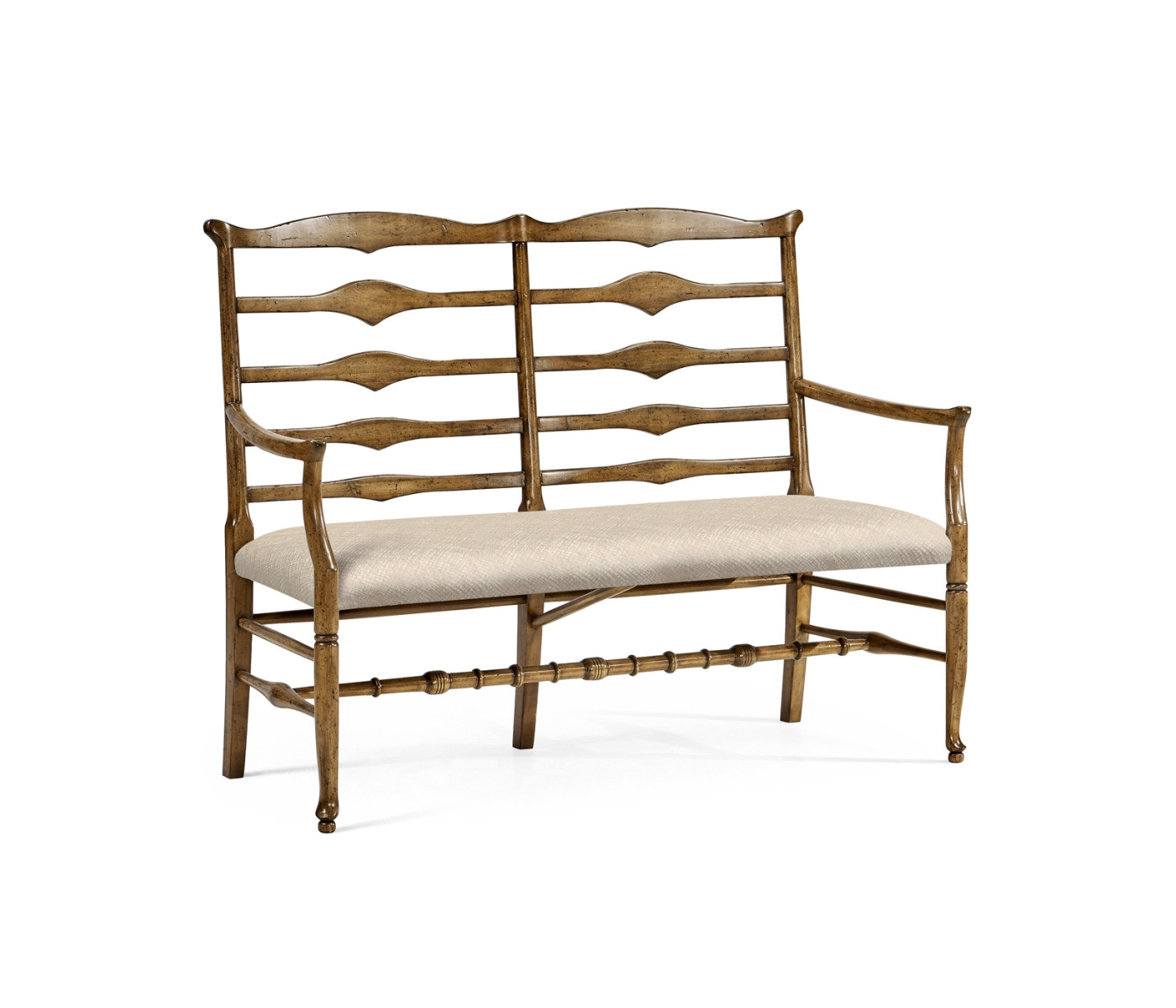 Casual Ladderback Bench