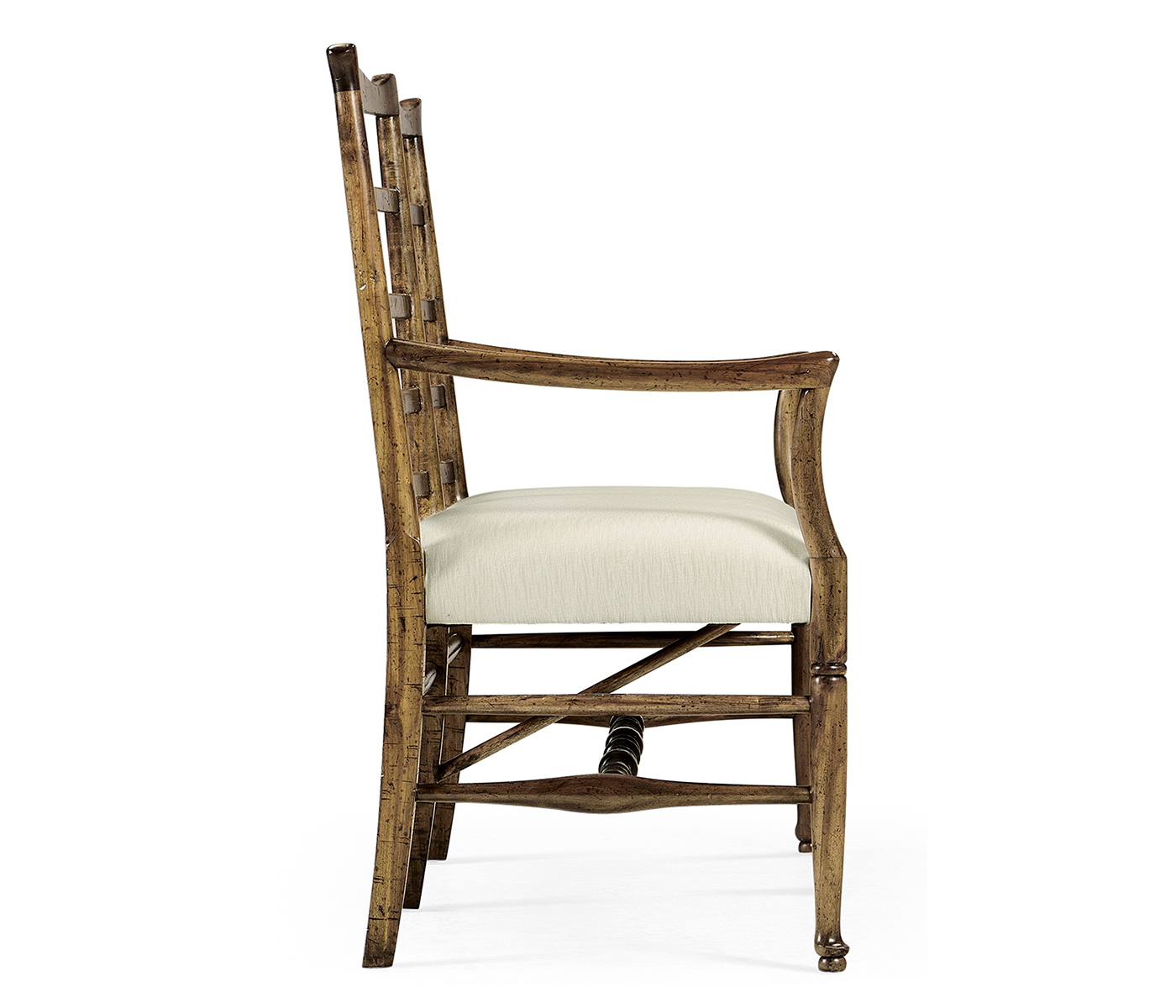 Casual Ladderback Bench