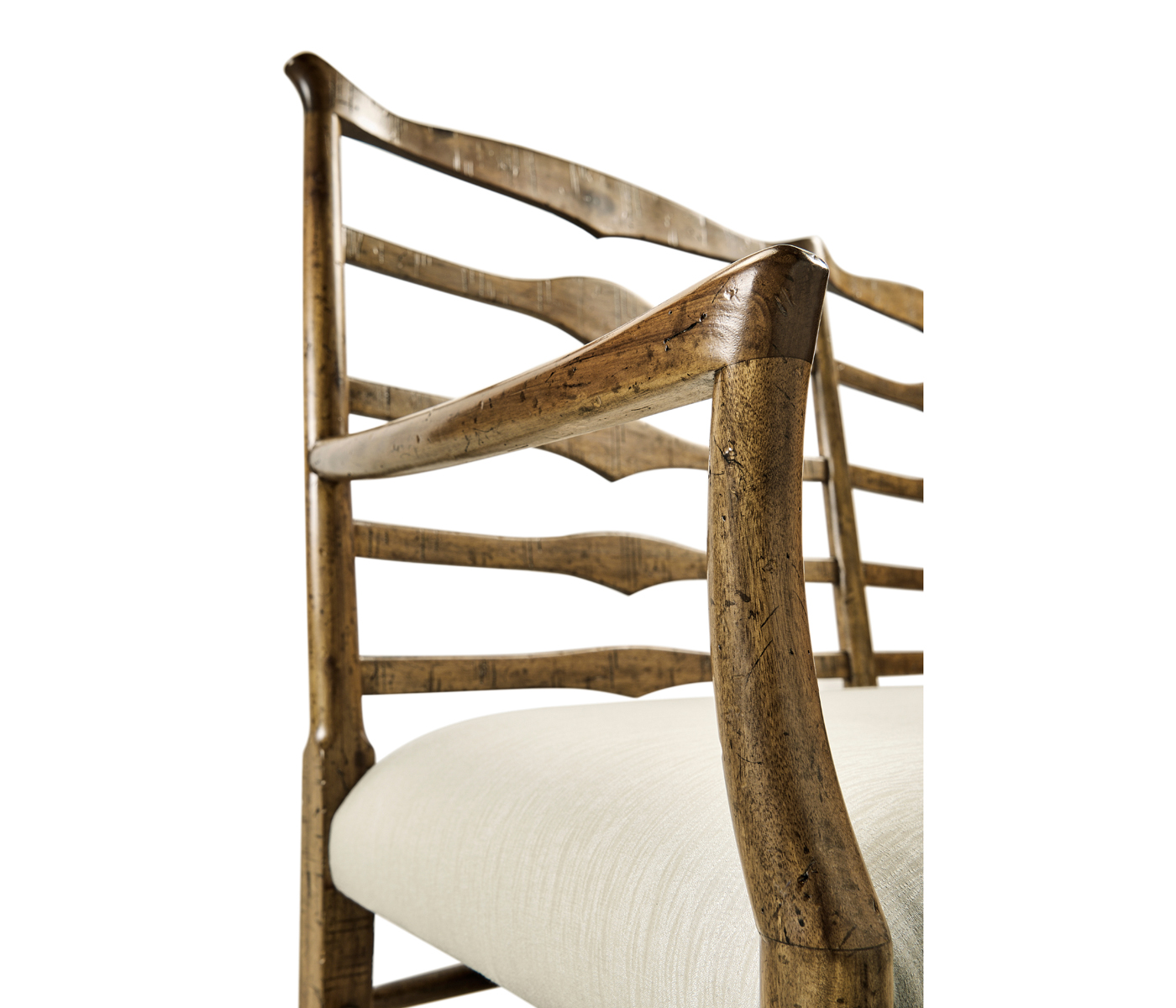 Casual Ladderback Bench