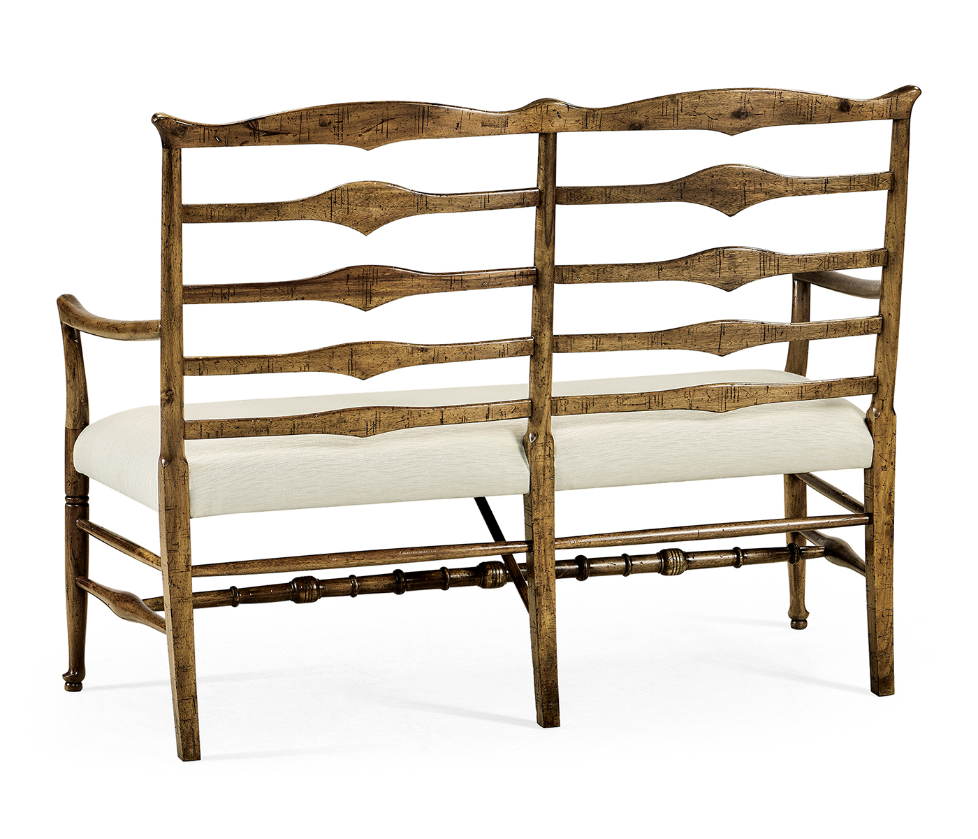 Casual Ladderback Bench