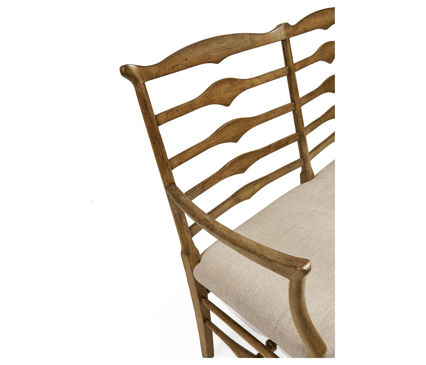 Casual Ladderback Bench