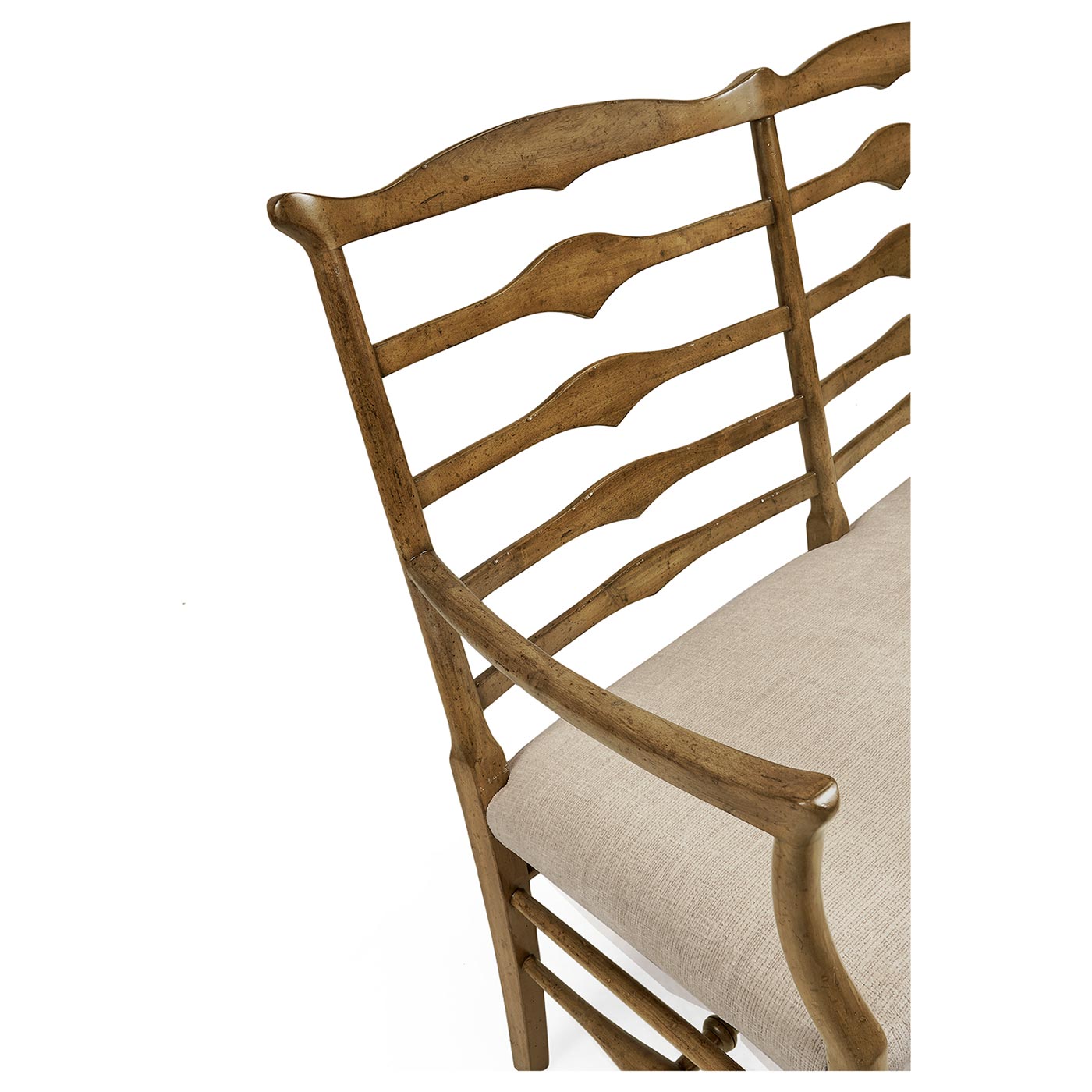 Casual Ladderback Bench