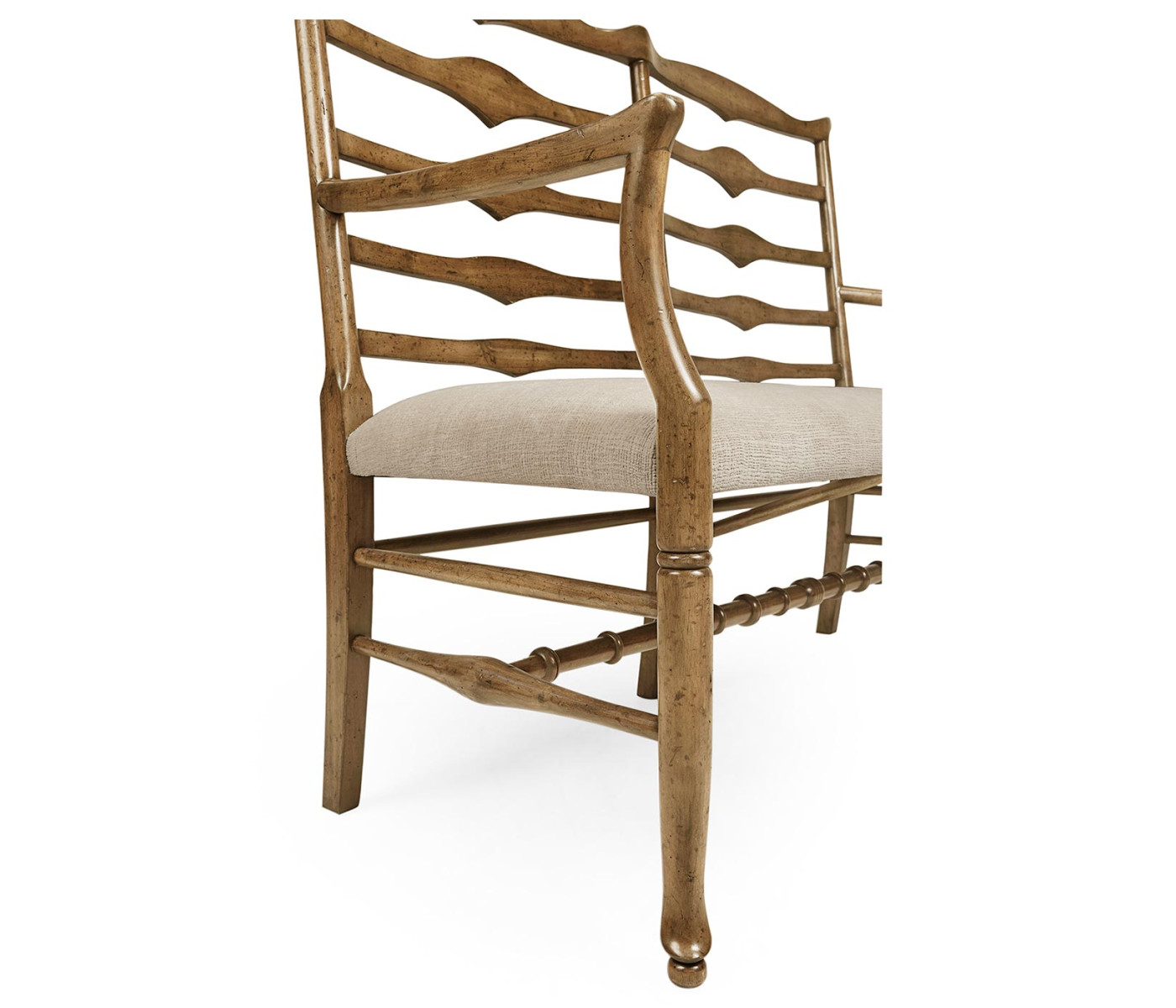 Casual Ladderback Bench