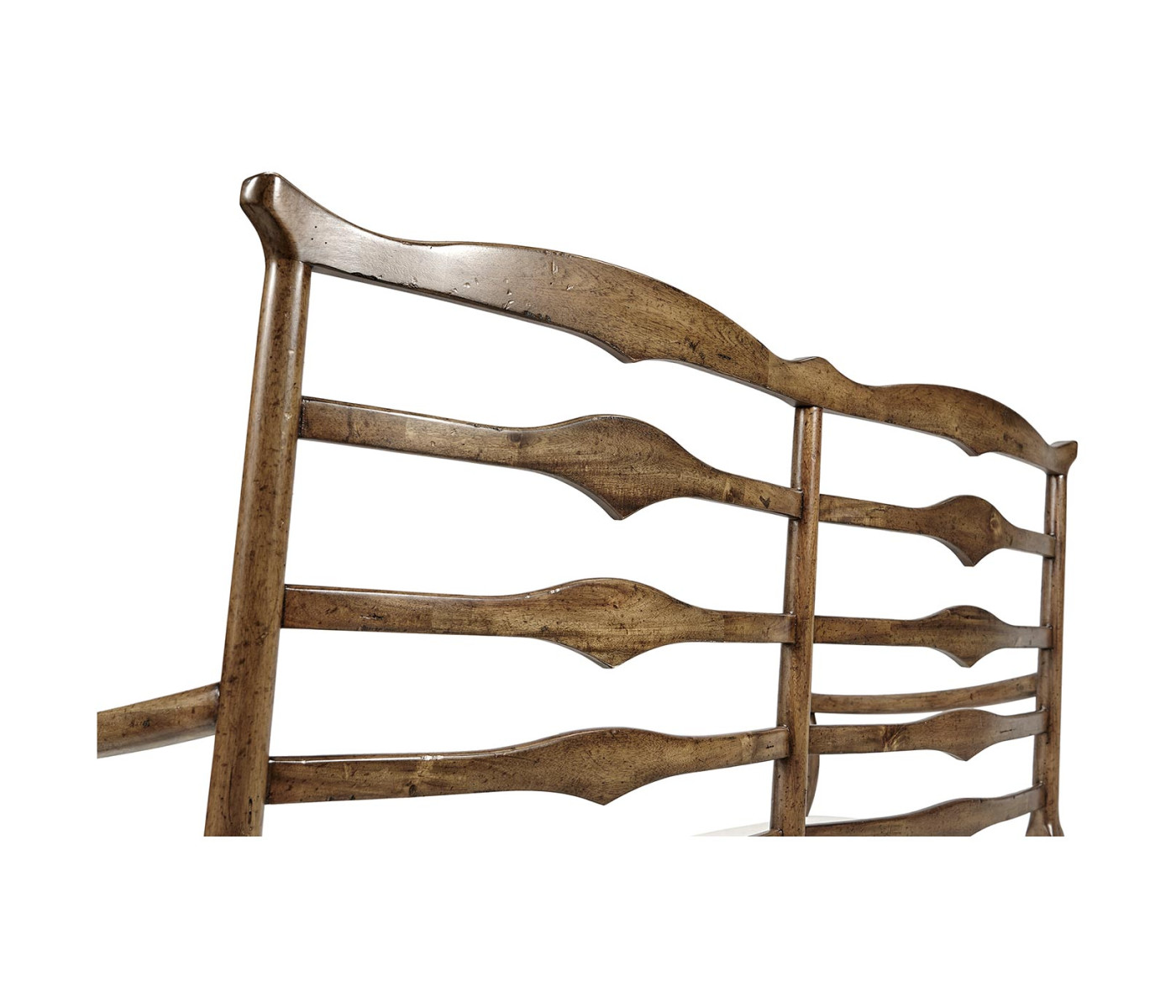 Casual Ladderback Bench