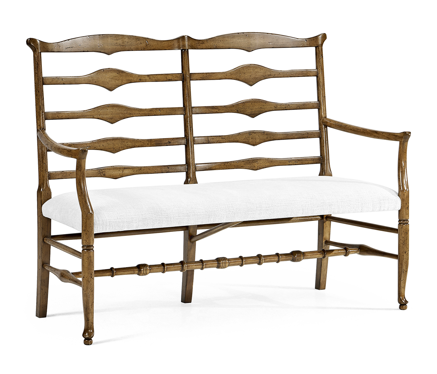 Casual Ladderback Bench