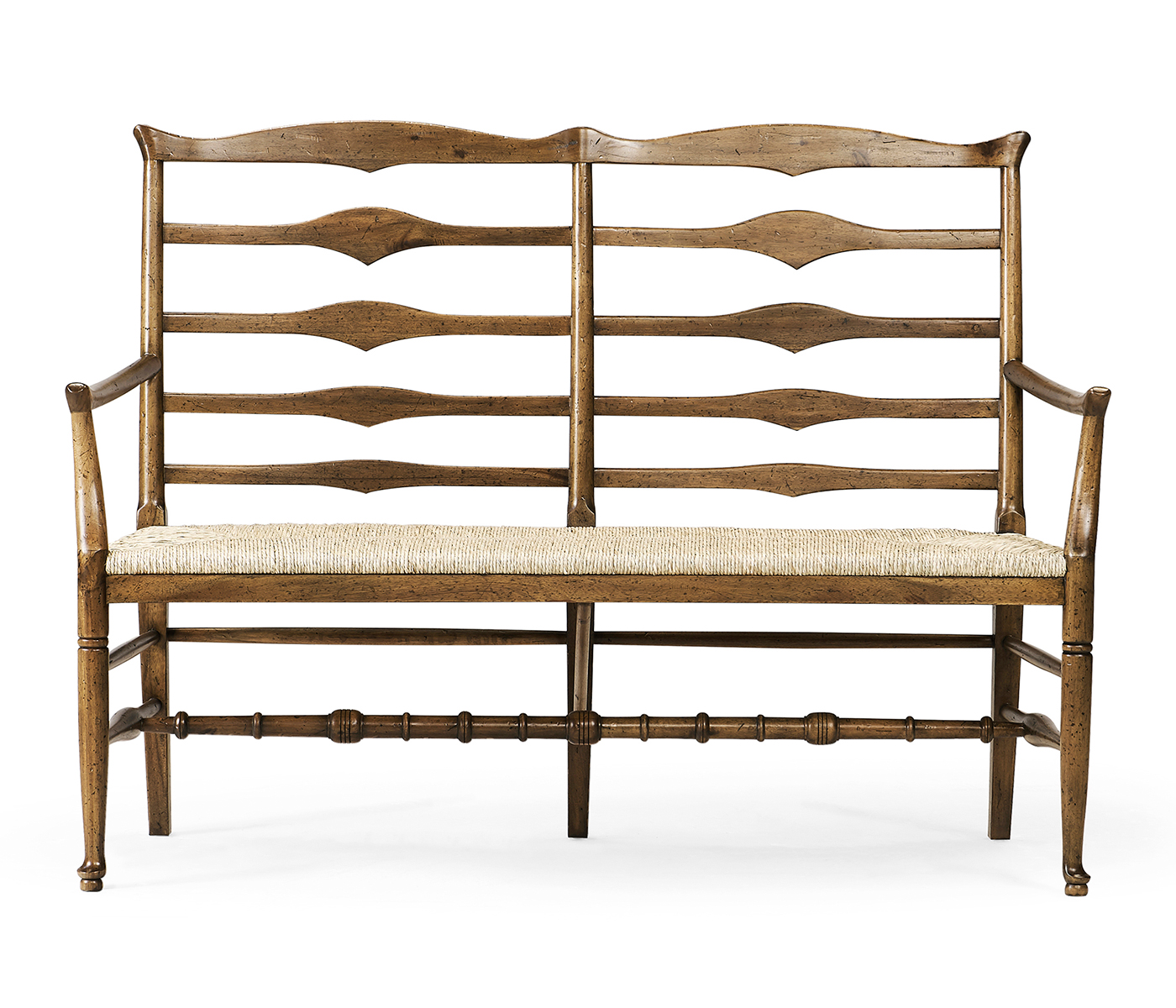 Casual Ladderback Bench