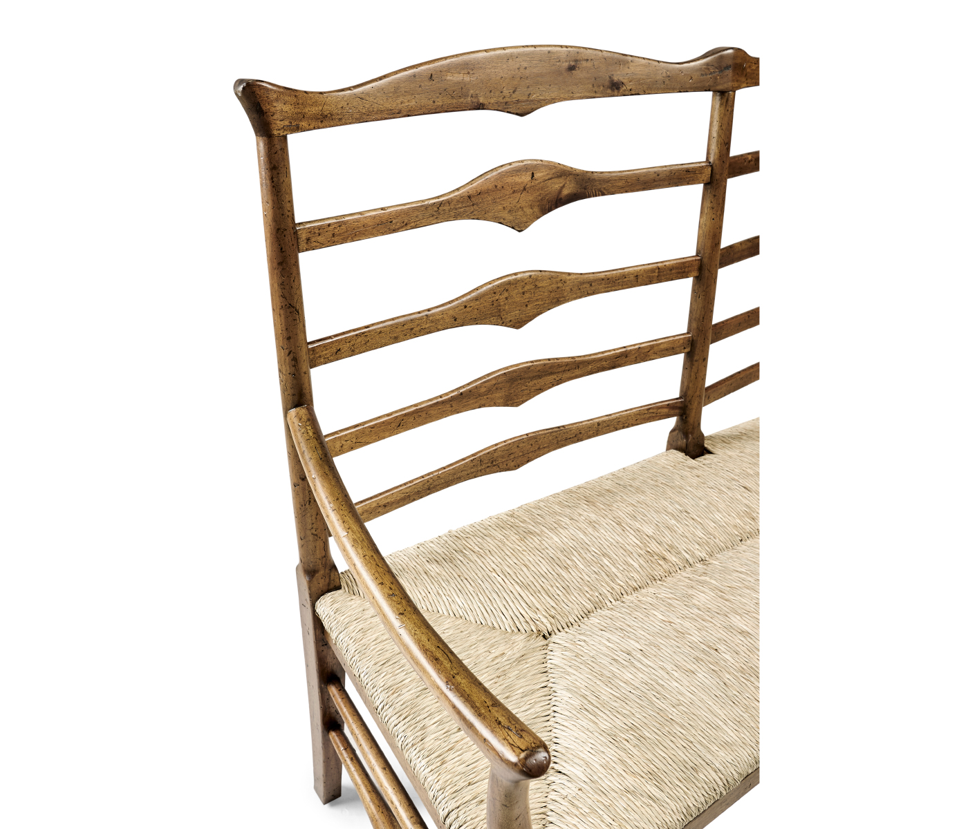 Casual Ladderback Bench