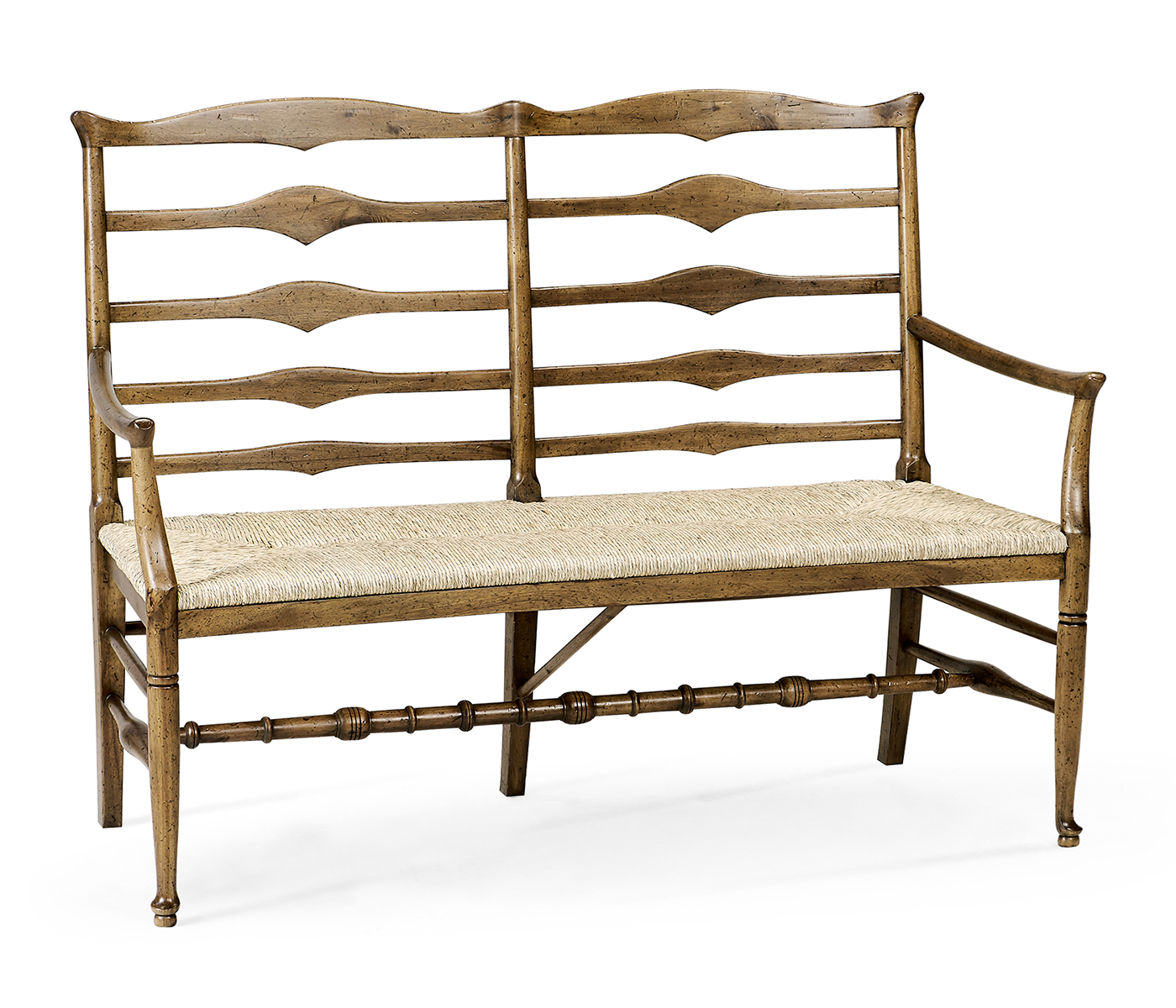 Casual Ladderback Bench