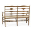 Casual Ladderback Bench