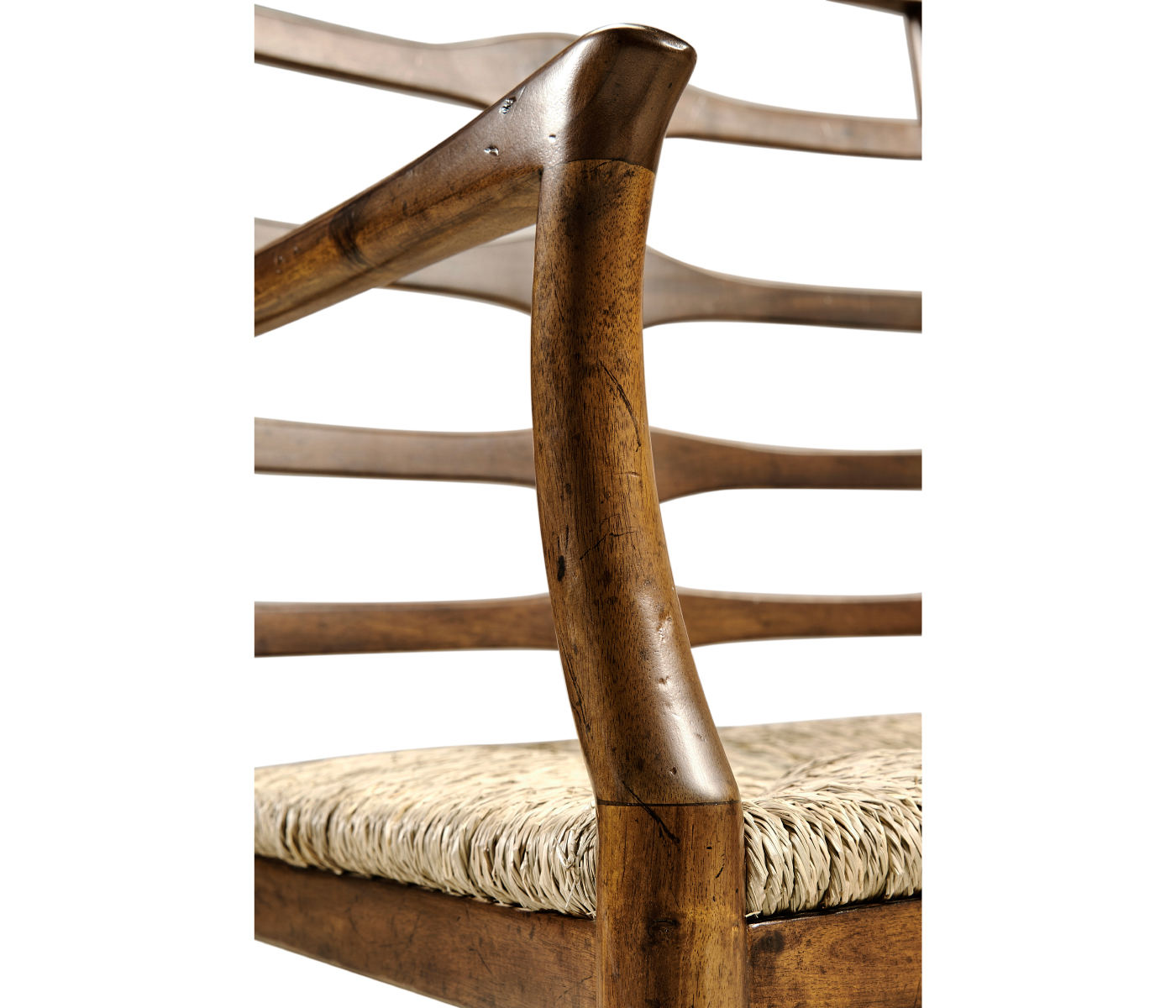 Traditional Ladderback Bench