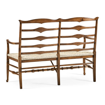 Traditional Ladderback Bench
