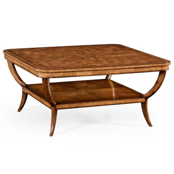 Square Marquetry Coffee Table