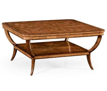 Square Marquetry Coffee Table