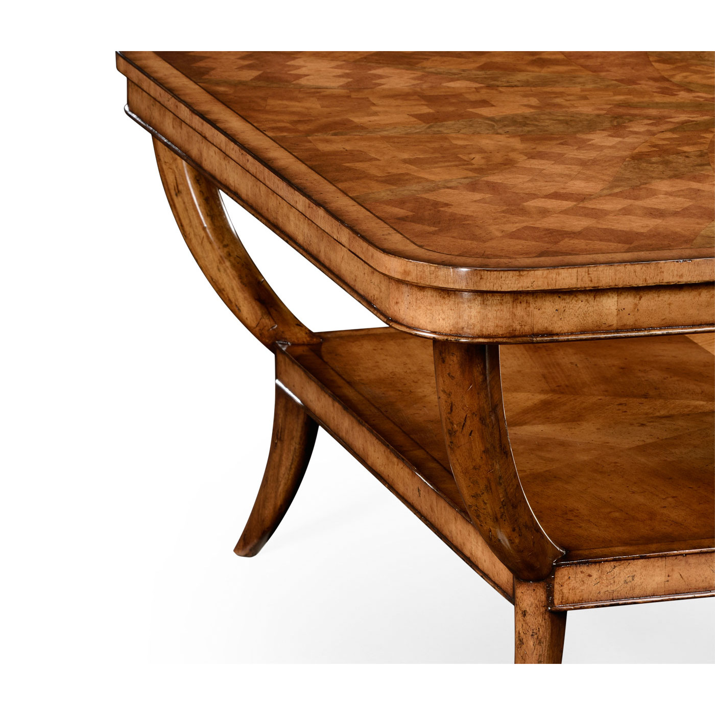 Square Marquetry Coffee Table