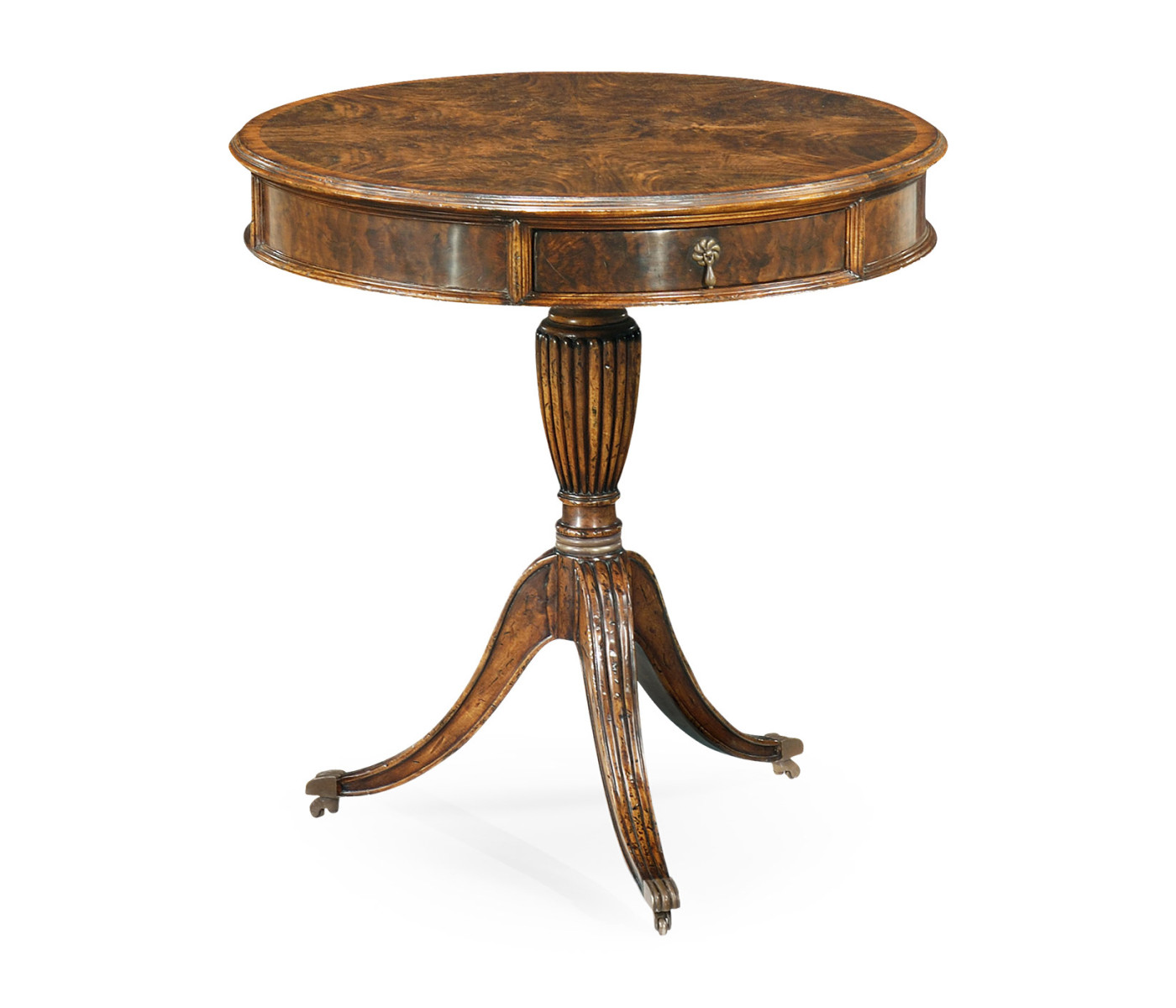 Walnut Drum Table
