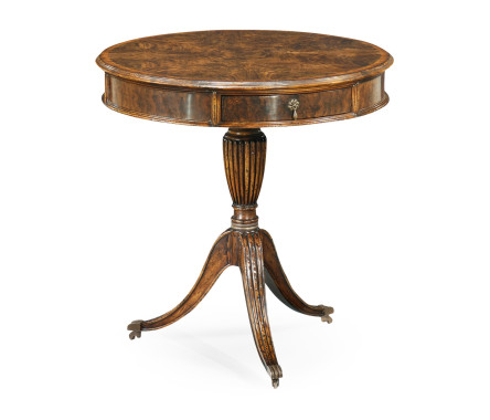 Walnut Drum Table