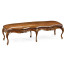 French Provincial Walnut Bench