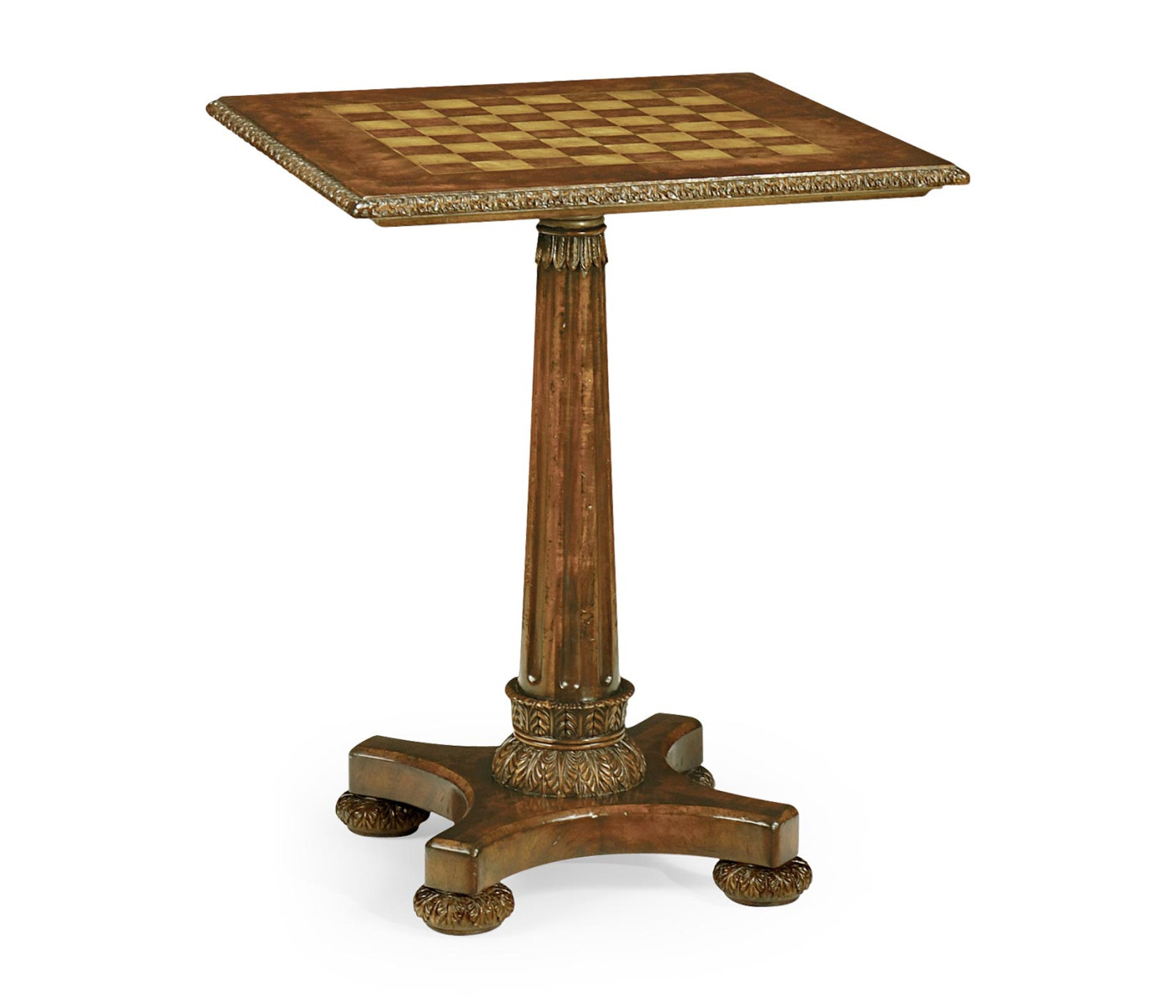 William IV Mahogany Pedestal Games Table