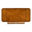 Regency satinwood folding coffee table