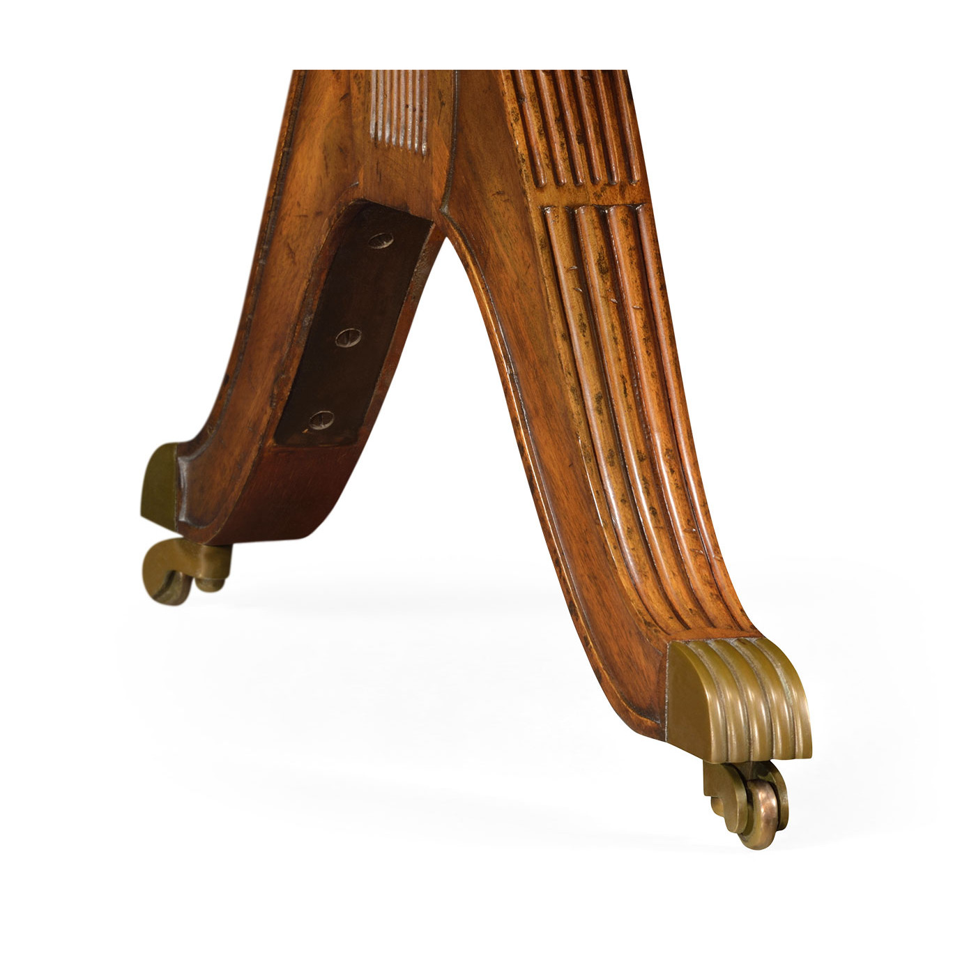 Regency satinwood folding coffee table